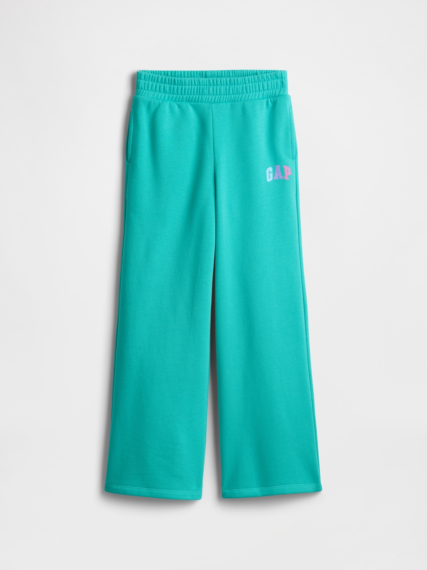 Kids Relaxed Gap Logo Wide-Leg Pants