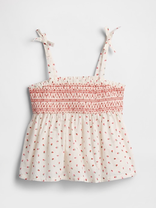 Image number 1 showing, Kids Smocked Peplum Top