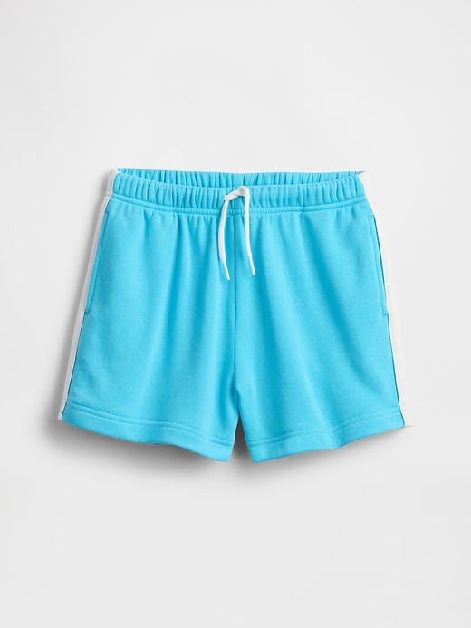 Image number 1 showing, Kids Relaxed Pull-On Terry Track Shorts