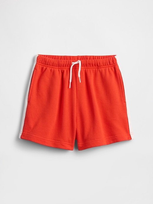 Image number 1 showing, Kids Relaxed Pull-On Terry Track Shorts
