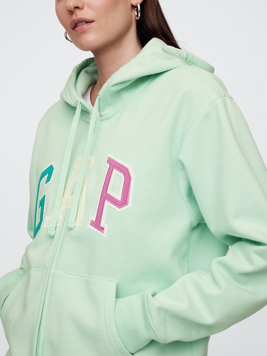 Image number 4 showing, Relaxed Gap Logo Zip Hoodie