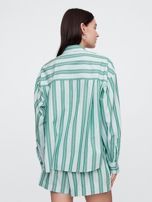 Image number 2 showing, Oversized Shirt in Poplin