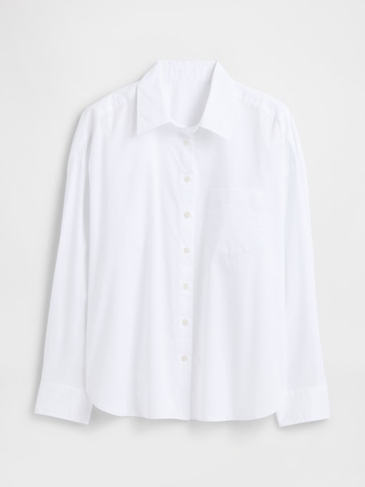 Image number 5 showing, Oversized Shirt in Poplin
