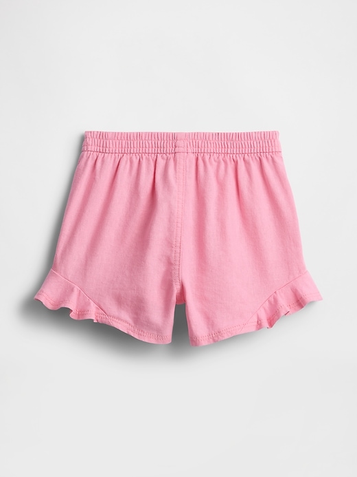 Image number 2 showing, babyGap Chambray Ruffle Pull-On Shorts