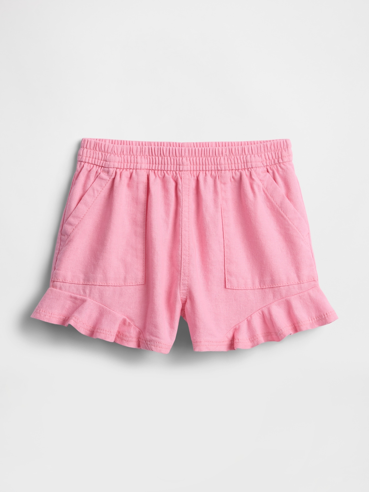 babyGap Chambray Ruffle Pull-On Shorts