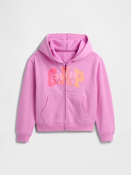 Kids Relaxed Gap Logo Zip Hoodie | Gap Factory