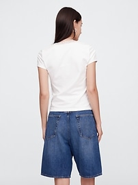 Fitted V-Neck Top