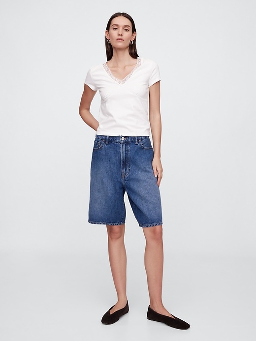 Fitted V-Neck Top