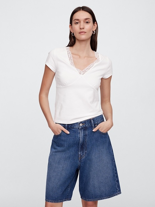 Fitted V-Neck Top
