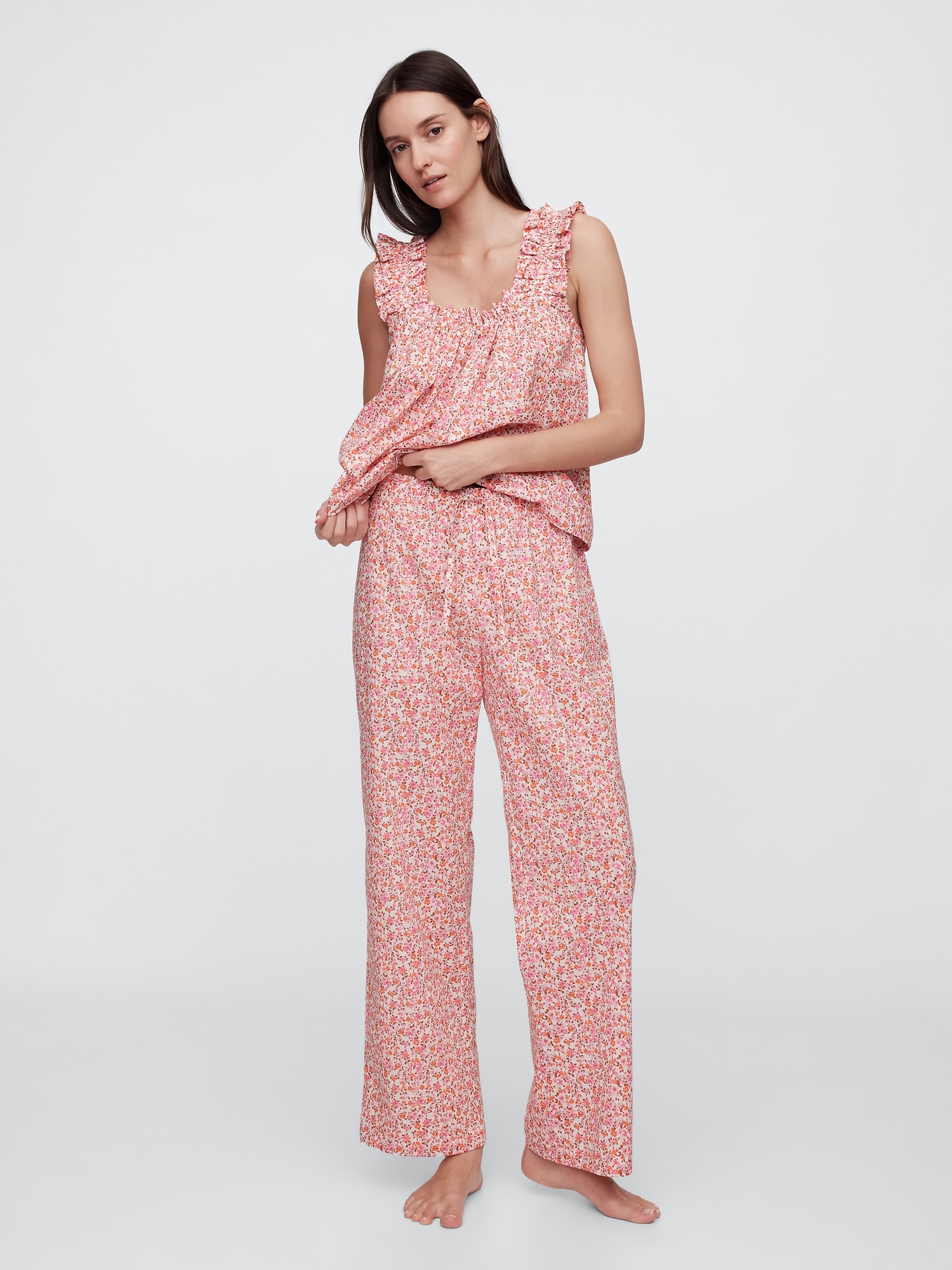 Poplin PJ Pants - Pink