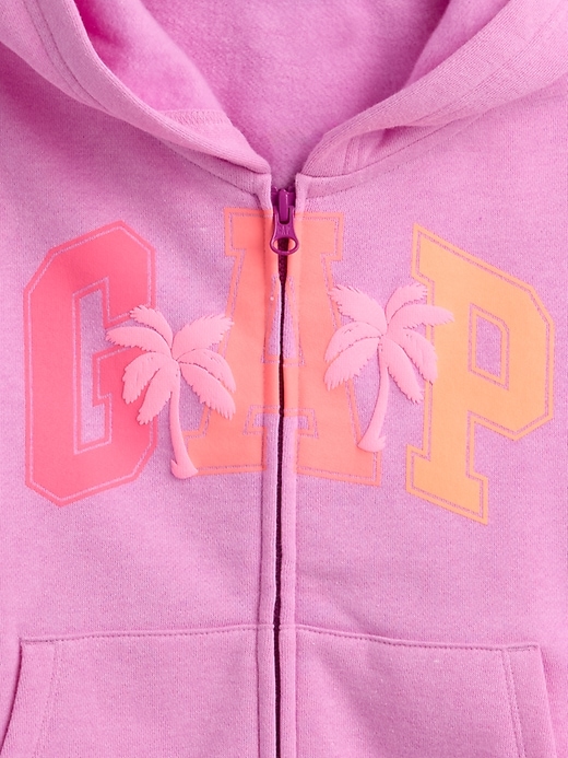 Image number 3 showing, Kids Relaxed Gap Logo Zip Hoodie