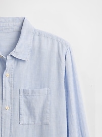 Kids Linen-Blend Shirt