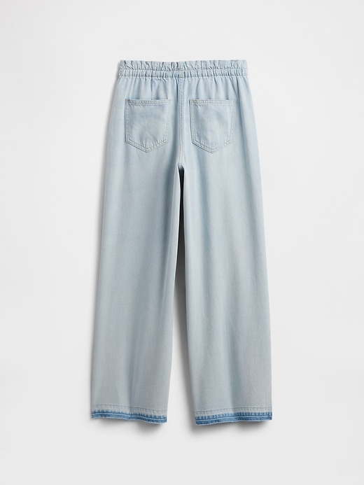 Image number 2 showing, Kids High Rise Pull-On Baggy Jeans