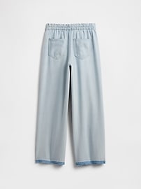Kids High Rise Pull-On Paperbag Baggy Jeans