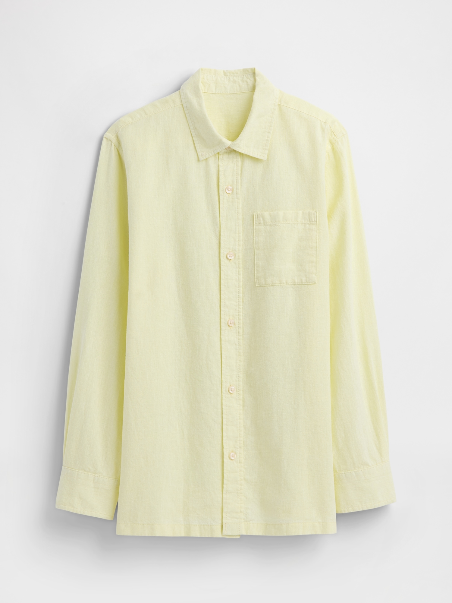 Kids Linen-Blend Shirt