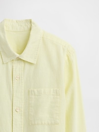 Kids Linen-Blend Shirt