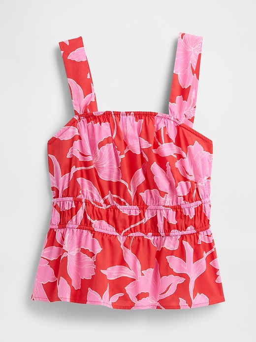 Image number 5 showing, Smocked Cropped Squareneck Top
