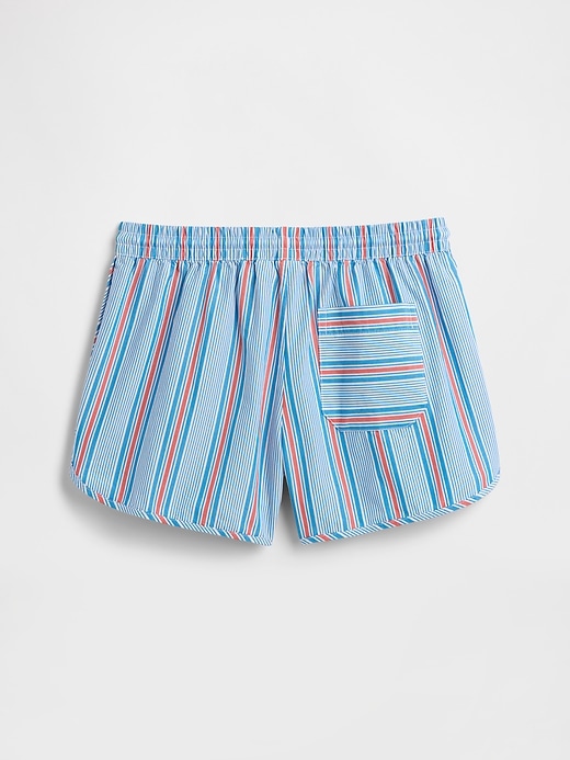 Image number 2 showing, Kids Stripe Poplin Pull-On Shorts