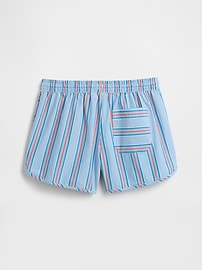 Kids Stripe Poplin Pull-On Shorts