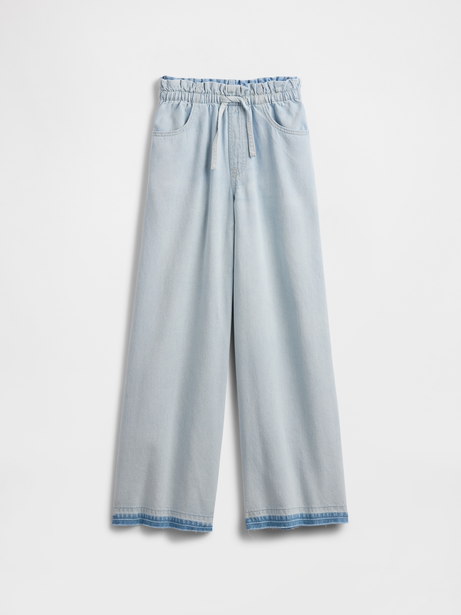 Kids High Rise Pull-On Baggy Jeans