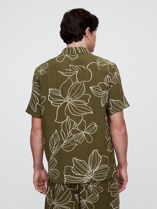 Image number 2 showing, Gauze Vacay Shirt in Standard Fit