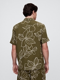 Gauze Vacay Shirt in Standard Fit