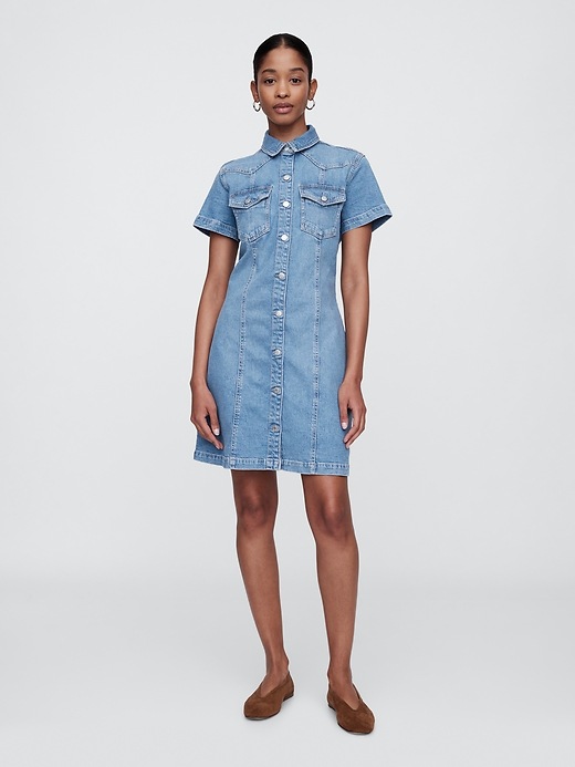 Western Mini Shirtdress
