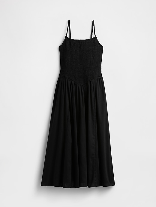 Image number 6 showing, Smocked Dip-Waist Midi Dress