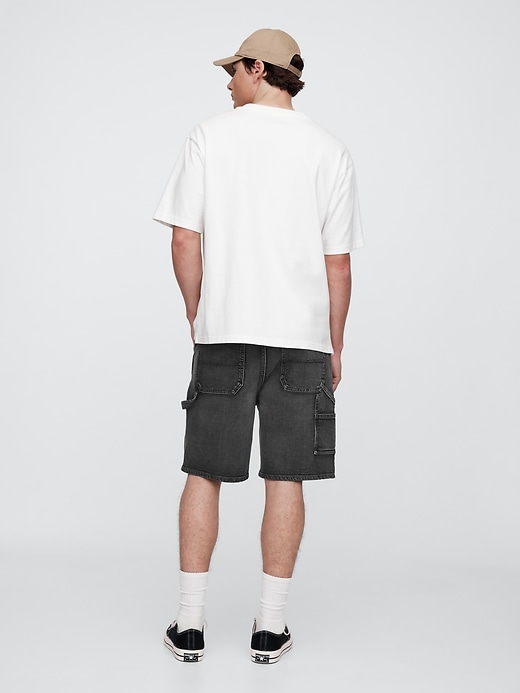 Image number 2 showing, 9" Denim Carpenter Shorts