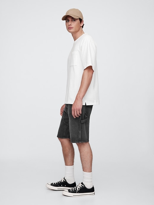 Image number 4 showing, 9" Denim Carpenter Shorts