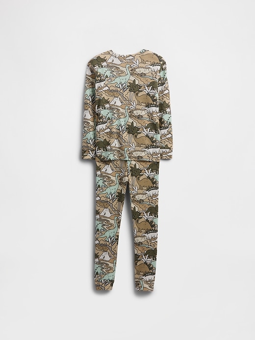 Image number 2 showing, babyGap 100% Organic Cotton Dino PJ Set