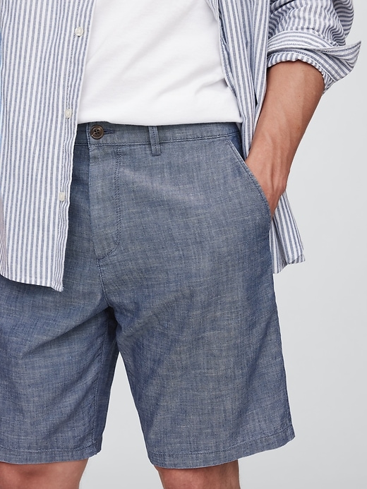 Image number 5 showing, 9" Essential Khaki Shorts