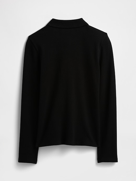 Image number 2 showing, Kids Uniform Stretch Pique Polo Shirt