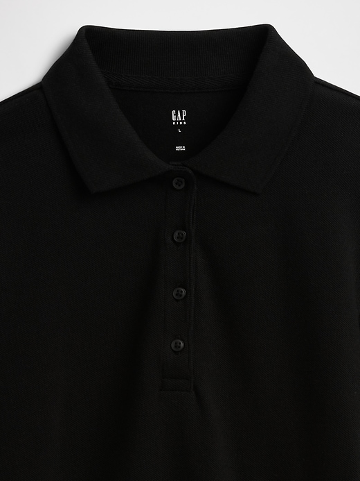 Image number 3 showing, Kids Uniform Stretch Pique Polo Shirt