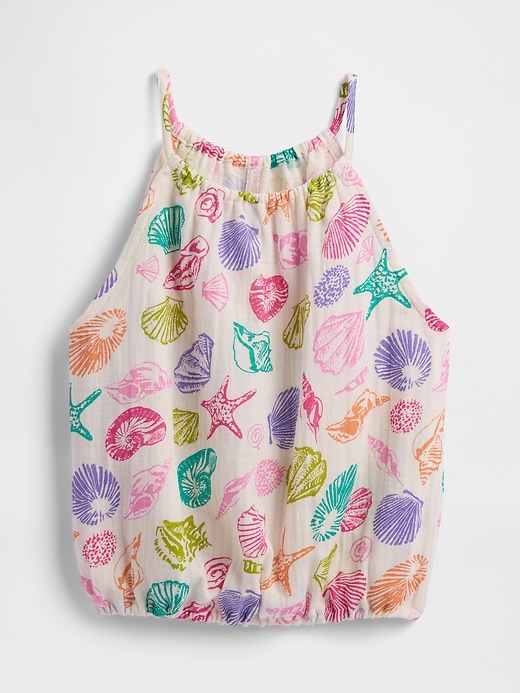 Image number 1 showing, Kids Gauze Halter Top