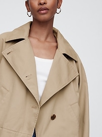Cropped Modern Trench