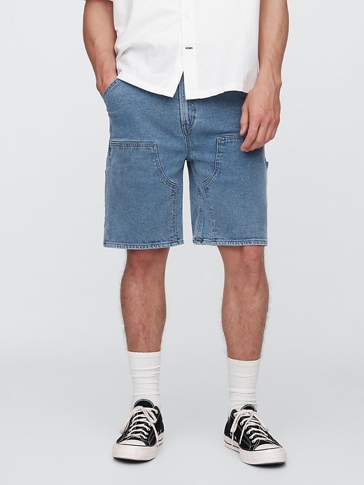 Image number 3 showing, 9" Denim Carpenter Shorts