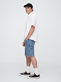 9" Denim Carpenter Shorts