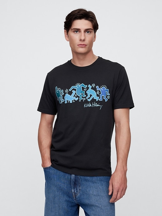 Image number 1 showing, Keith Haring Relaxed Graphic T-Shirt