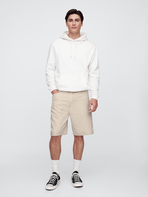 Image number 1 showing, 9" SuperSoft Loose Denim Shorts