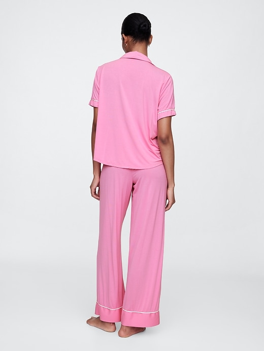Image number 2 showing, Modal Wide-Leg PJ Pants