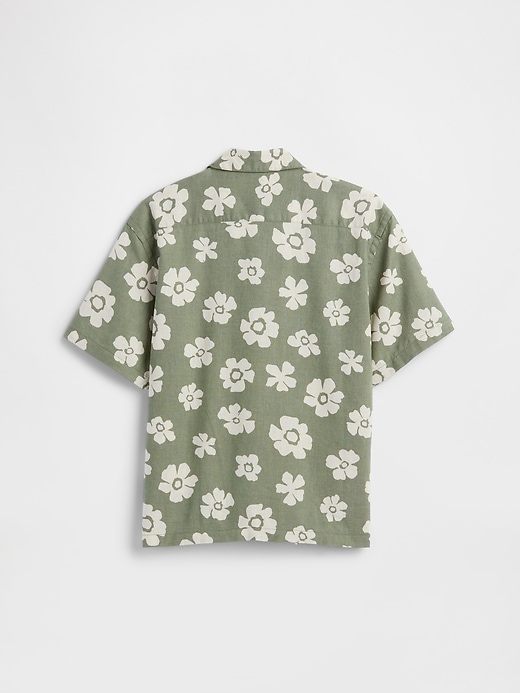 Image number 2 showing, Kids Relaxed Linen-Blend Vacay Shirt