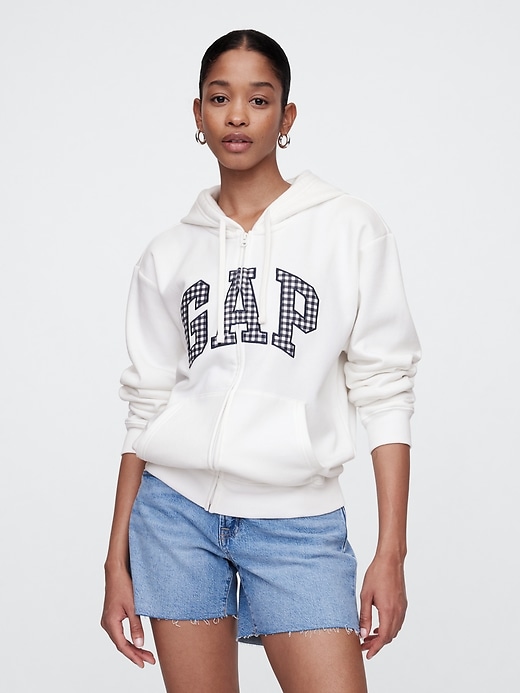 Image number 1 showing, Relaxed Gap Logo Zip Hoodie