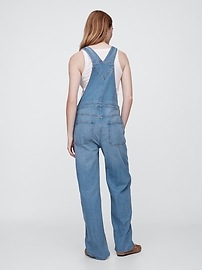 Relaxed Denim Overalls
