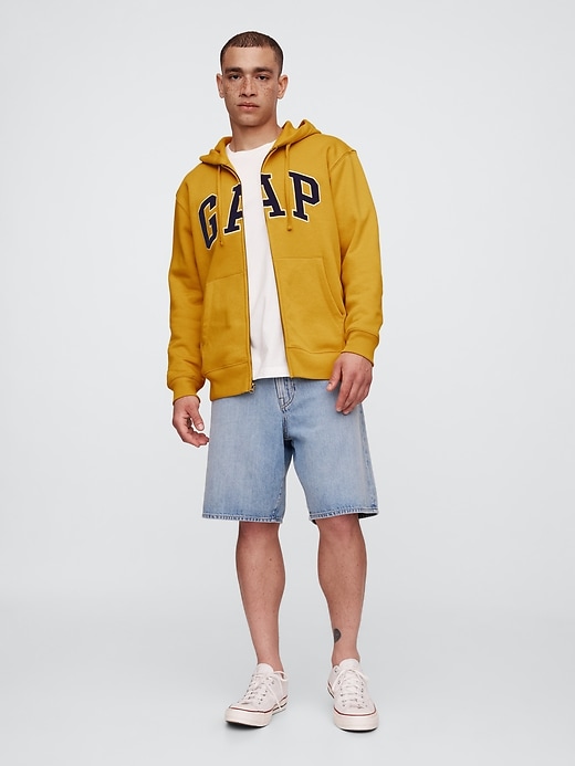 Image number 3 showing, Relaxed Gap Logo Zip Hoodie