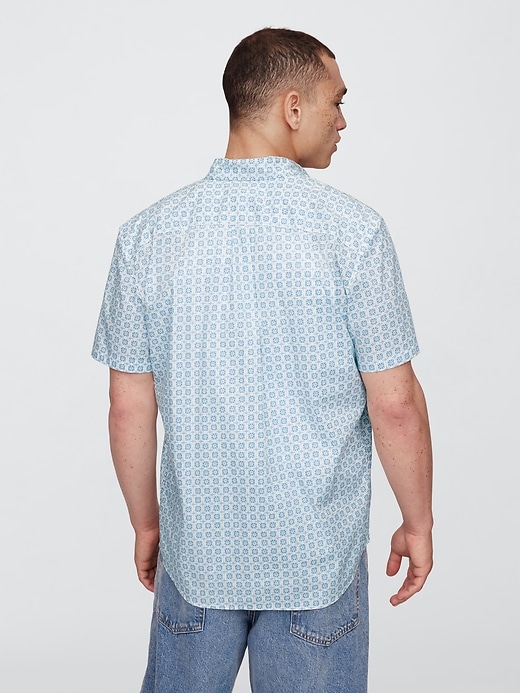 Image number 2 showing, Stretch Poplin Shirt in Standard Fit