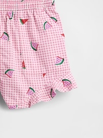 babyGap Twill Ruffle Pull-On Shorts