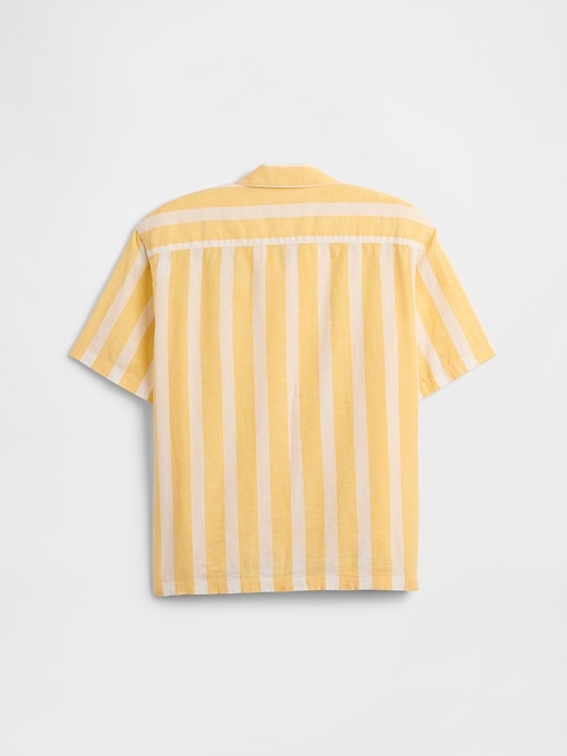 Image number 2 showing, Kids Relaxed Linen-Blend Vacay Shirt