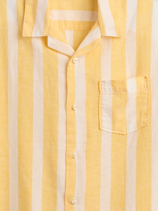Image number 3 showing, Kids Relaxed Linen-Blend Vacay Shirt