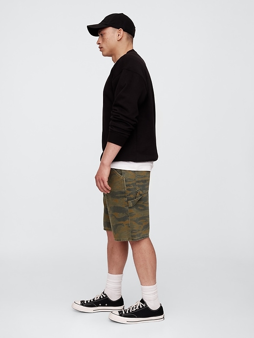 Image number 4 showing, 9" Denim Carpenter Shorts